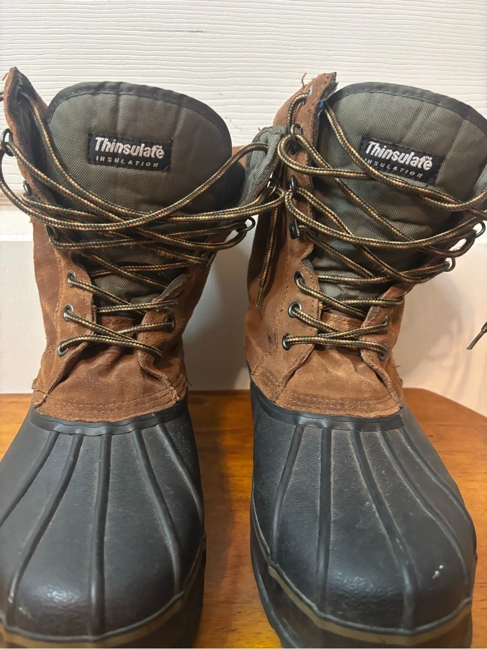 Tingley Brown and Black Size 11 Men's Waterproof Winter Boots/Duck Boots
